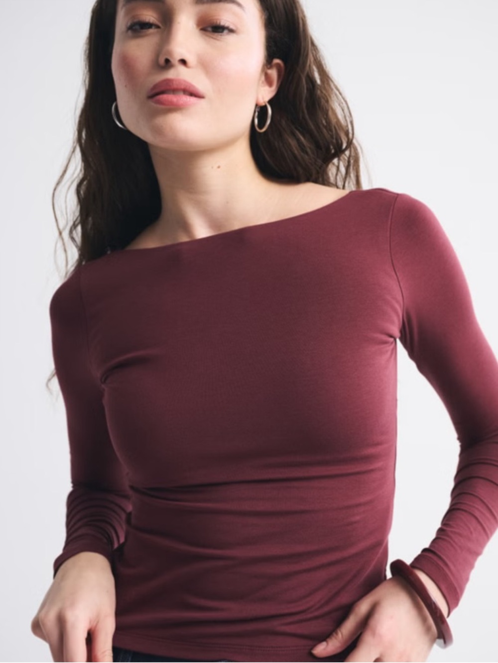 NWT Abercrombie Bra-Free Open-Back Hardware Top *NYC*